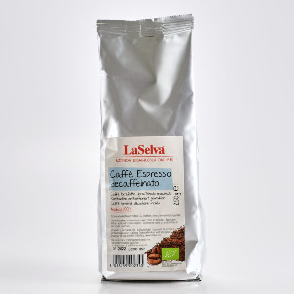 Kofeiinivaba jahvatatud Espresso kohv 250g LaSelva